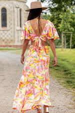 Boheemse Maxi Jurk met Uitsnede Taille - Maxi Dresses - Jurkjes.co