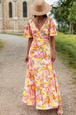 Boheemse Maxi Jurk met Uitsnede Taille - Maxi Dresses - Jurkjes.co