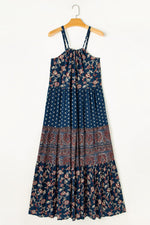 Boho Bloemenprint Mouwloze Maxi Jurk - Maxi Dresses - Jurkjes.co