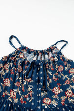 Boho Bloemenprint Mouwloze Maxi Jurk - Maxi Dresses - Jurkjes.co