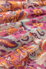 Boho Gedrapeerde Minijurk met Pofmouwen - Mini Dresses - Jurkjes.co