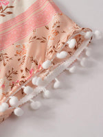 Boho Jurk met V-hals en Bloemenprint - Maxi Dresses - Jurkjes.co