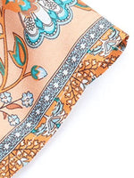 Boho Jurk met V-hals en Paisley Print - Mini Dresses - Jurkjes.co