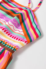 Boho Maxi Jurk met Dunne Bandjes en Smocked Rug - Maxi Dresses - Jurkjes.co