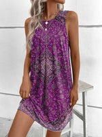 Boho Mini Jurk met Paisley Print - Mini Dresses - Jurkjes.co
