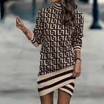 Casual Jurk met Artistieke Print - Women Summer Dress - Jurkjes.co