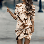 Casual Jurk met Artistieke Print - Women Summer Dress - Jurkjes.co