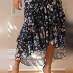 Casual Jurk met Bloemenprint en Ruches - Dresses - Jurkjes.co
