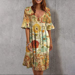 Casual Jurk met Bloemenprint - Women Summer Dress - Jurkjes.co