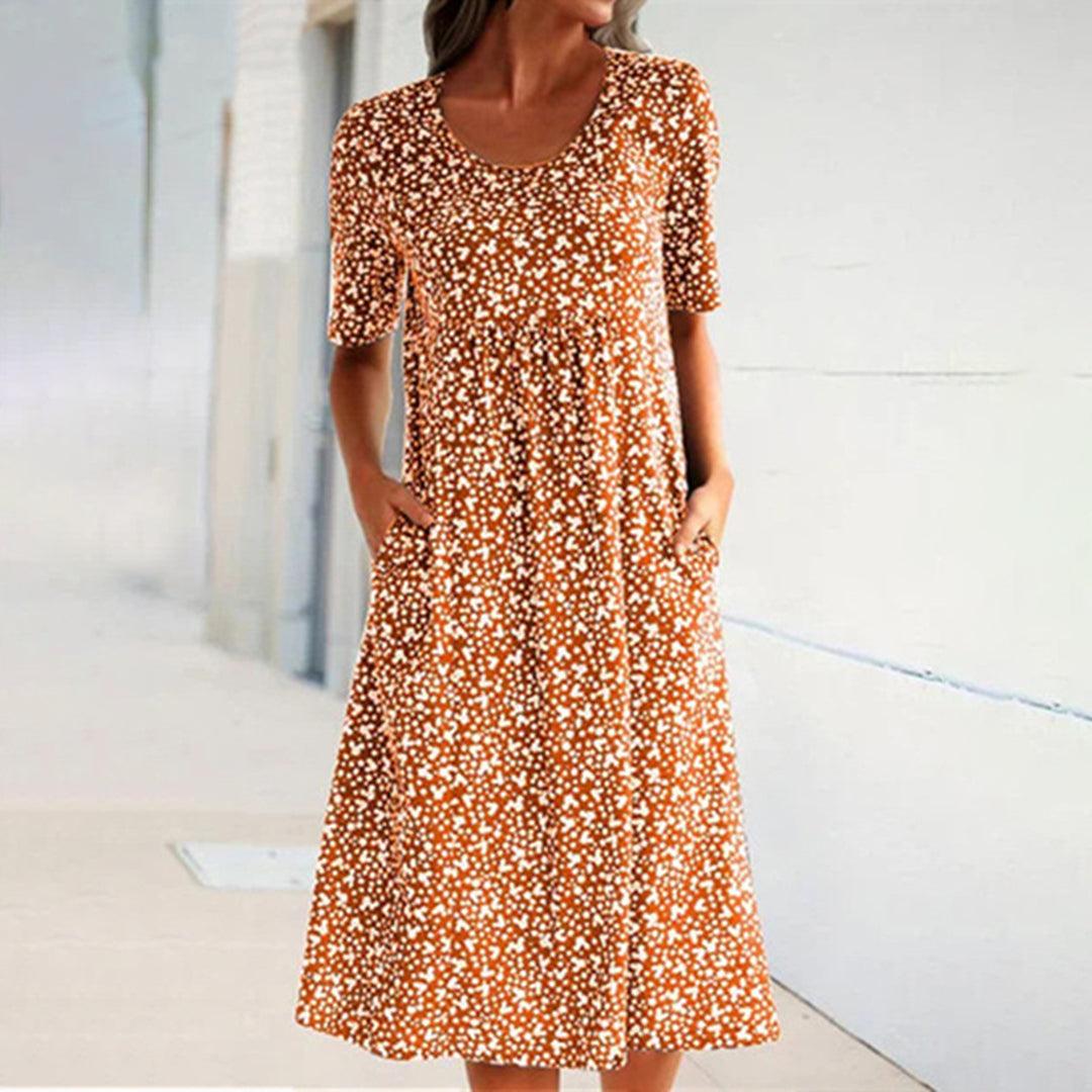 Casual Jurk met Bloemenprint - Women Summer Dress - Jurkjes.co