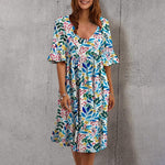 Casual Jurk met Bloemenprint - Women Summer Dress - Jurkjes.co