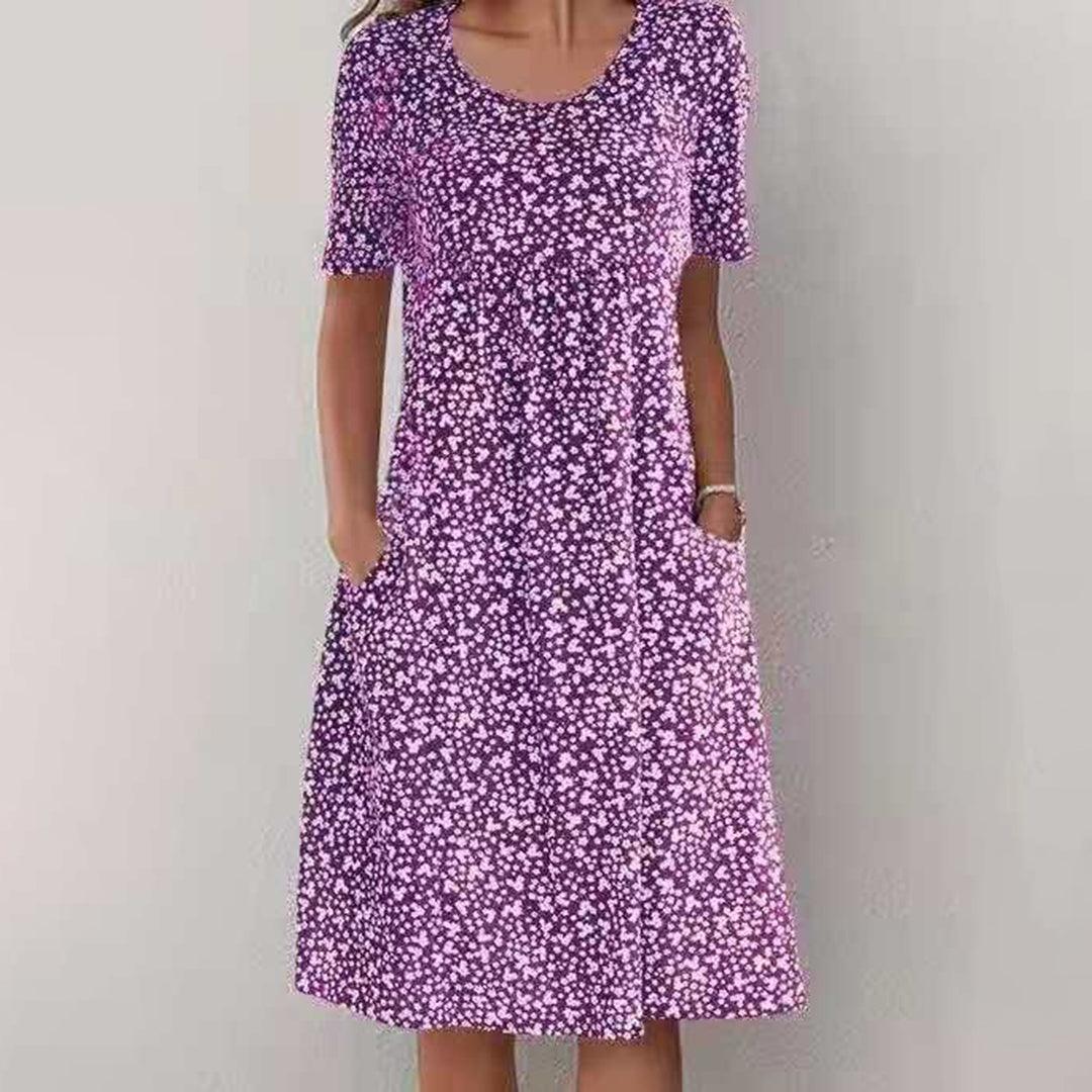 Casual Jurk met Bloemenprint - Women Summer Dress - Jurkjes.co