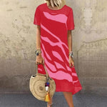 Casual Jurk met Dierenprint - Women Summer Dress - Jurkjes.co