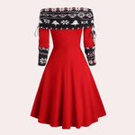 Casual Jurk met Effen en Geometrisch Detail - Dresses - Jurkjes.co