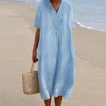Casual Jurk met Effen Ontwerp - Women Summer Dress - Jurkjes.co