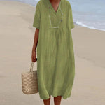 Casual Jurk met Effen Ontwerp - Women Summer Dress - Jurkjes.co