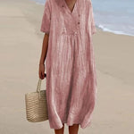 Casual Jurk met Effen Ontwerp - Women Summer Dress - Jurkjes.co
