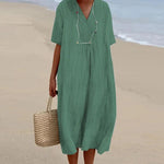 Casual Jurk met Effen Ontwerp - Women Summer Dress - Jurkjes.co