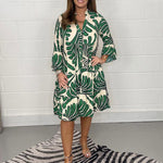 Casual Jurk met Geometrisch Patroon - Dresses - Jurkjes.co