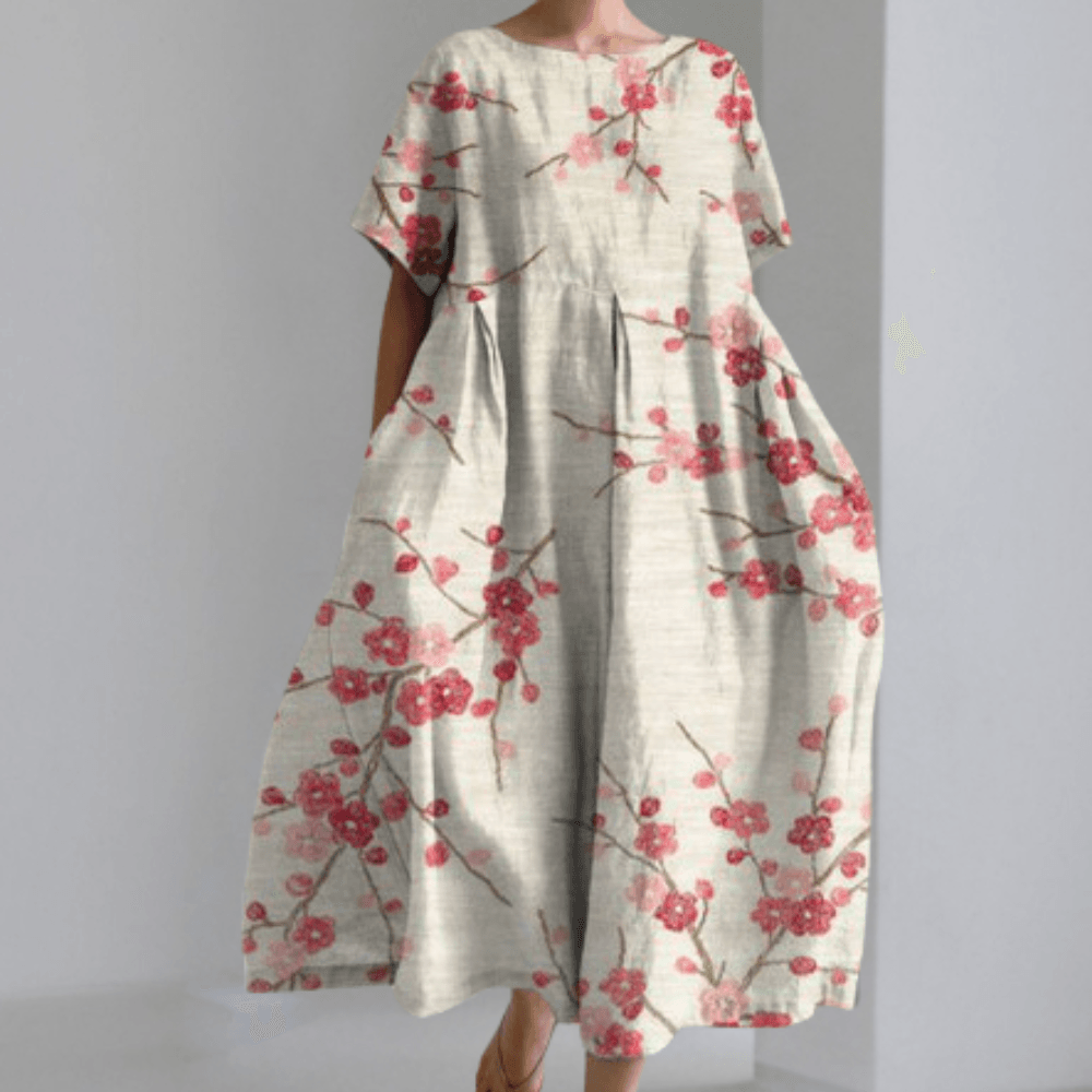 Casual Jurk met Geometrisch Patroon - Women Summer Dress - Jurkjes.co