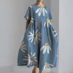 Casual Jurk met Geometrisch Patroon - Women Summer Dress - Jurkjes.co