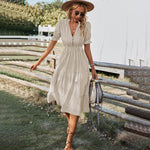 Casual Jurk met Gestreept Patroon - Dresses - Jurkjes.co