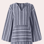 Casual Jurk met Gestreept Patroon - Women Summer Dress - Jurkjes.co