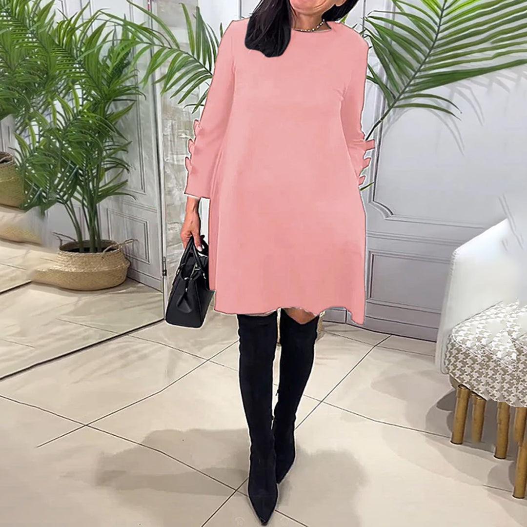 Casual Jurk met Strikdetails - Dresses - Jurkjes.co