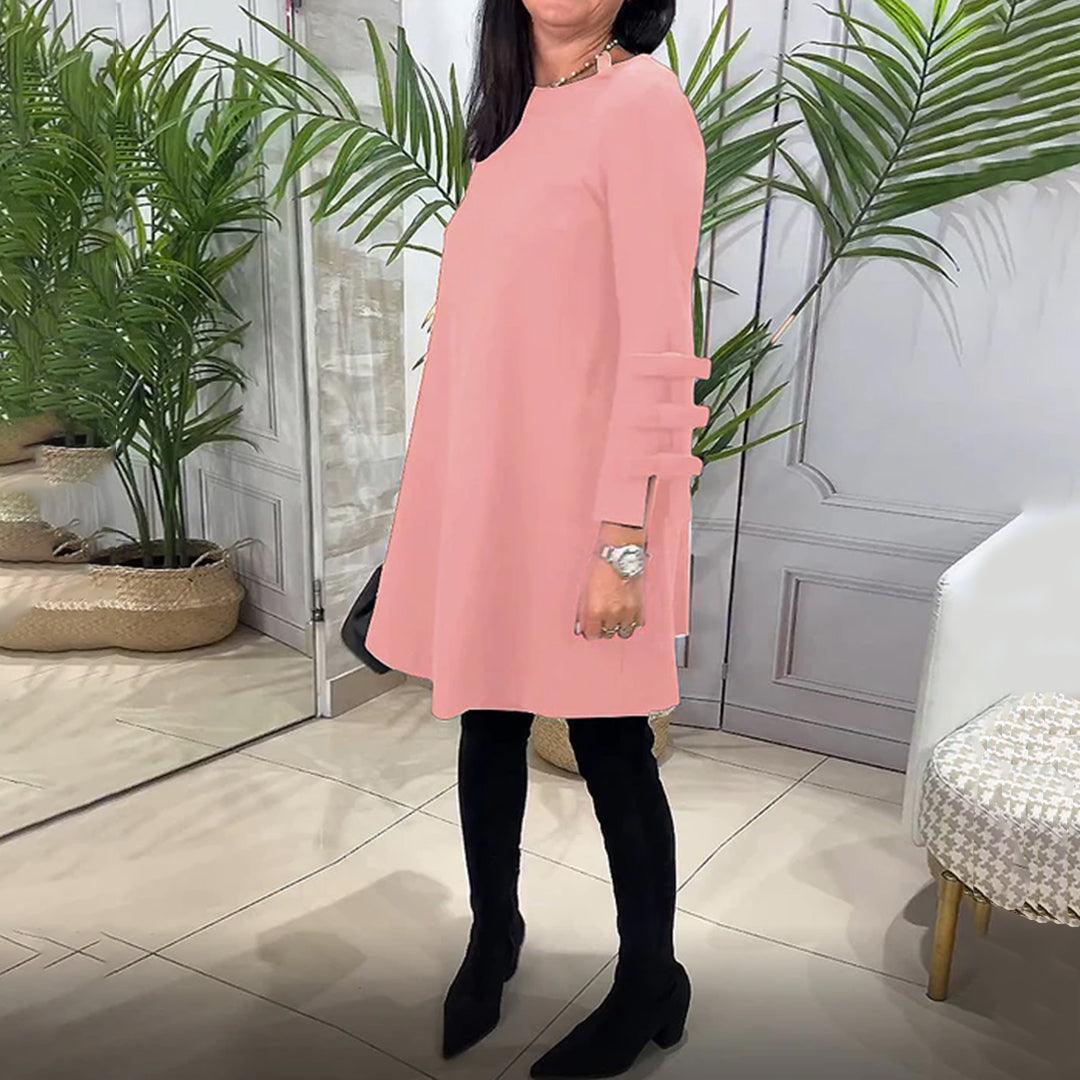 Casual Jurk met Strikdetails - Dresses - Jurkjes.co