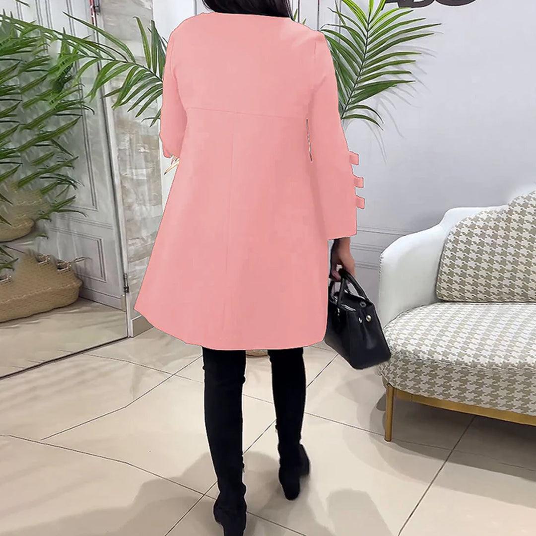 Casual Jurk met Strikdetails - Dresses - Jurkjes.co