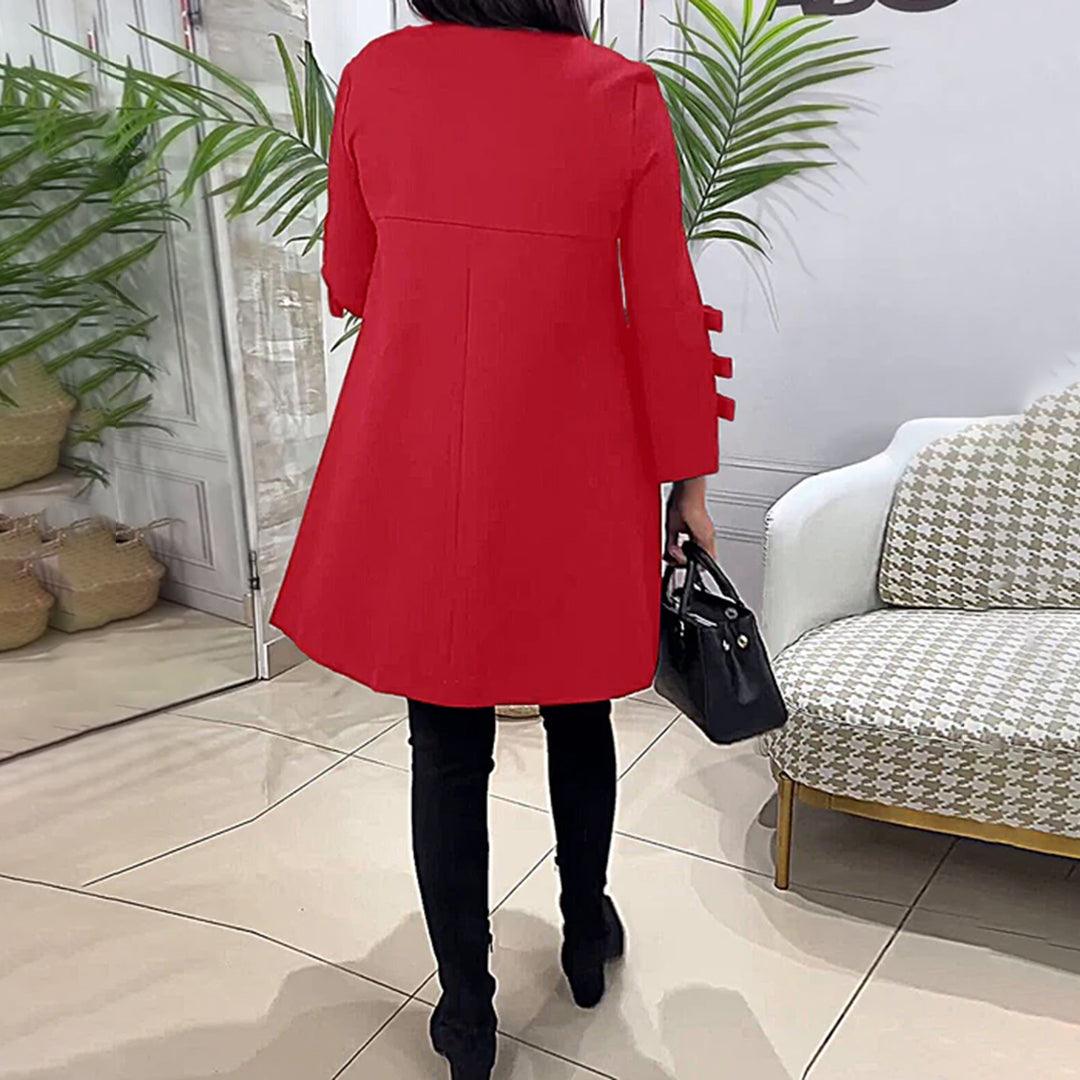 Casual Jurk met Strikdetails - Dresses - Jurkjes.co