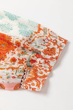 Chiffon Jurk met Paisley Patchwork - Mini Dresses - Jurkjes.co