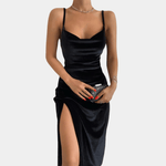 Cocktailjurk met Split en Elegante Snit - Women Summer Dress - Jurkjes.co