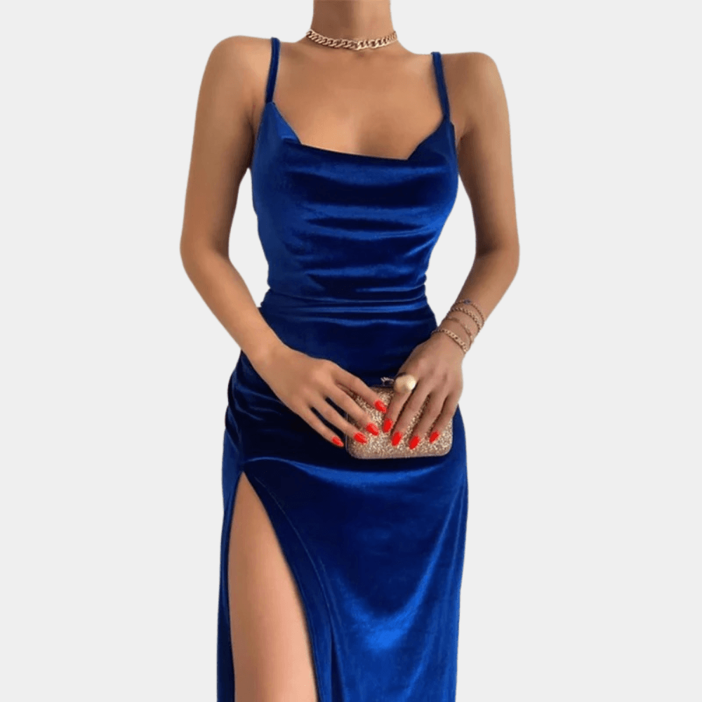 Cocktailjurk met Split en Elegante Snit - Women Summer Dress - Jurkjes.co