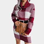 Coltrui Jurk met Geruit Patroon - CB- Dresses - Jurkjes.co