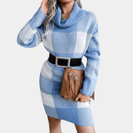 Coltrui Jurk met Geruit Patroon - CB- Dresses - Jurkjes.co