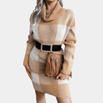 Coltrui Jurk met Geruit Patroon - CB- Dresses - Jurkjes.co