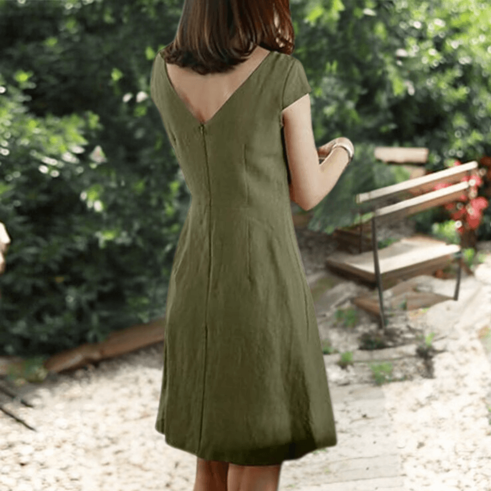 Damesjurk met Effen Ontwerp - CB - Dresses - Jurkjes.co