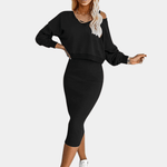 Damesjurk met Effen Ontwerp - CB - Dresses - Jurkjes.co