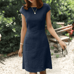 Damesjurk met Effen Ontwerp - CB - Dresses - Jurkjes.co