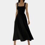 Damesjurk met Korset en Vetersluiting - CB - Dresses - Jurkjes.co