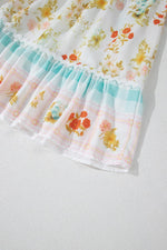 Damesjurk met Patchwork en Bloemen - Floral Dresses - Jurkjes.co