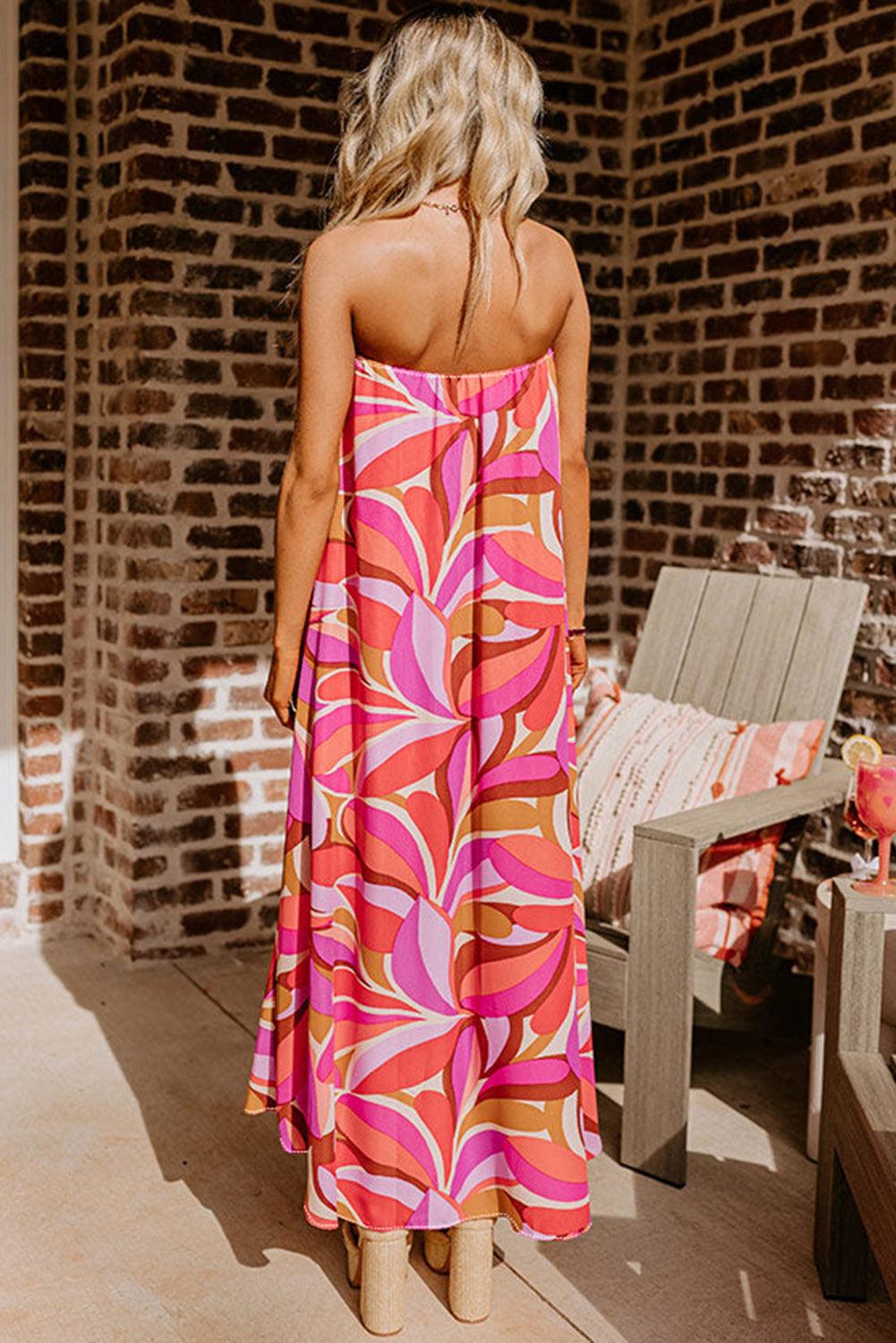 Dan Jurk met Bloemenpatroon - Midi Dresses - Jurkjes.co