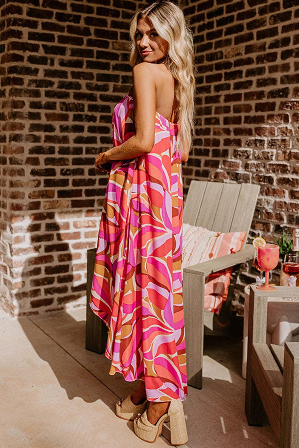Dan Jurk met Bloemenpatroon - Midi Dresses - Jurkjes.co
