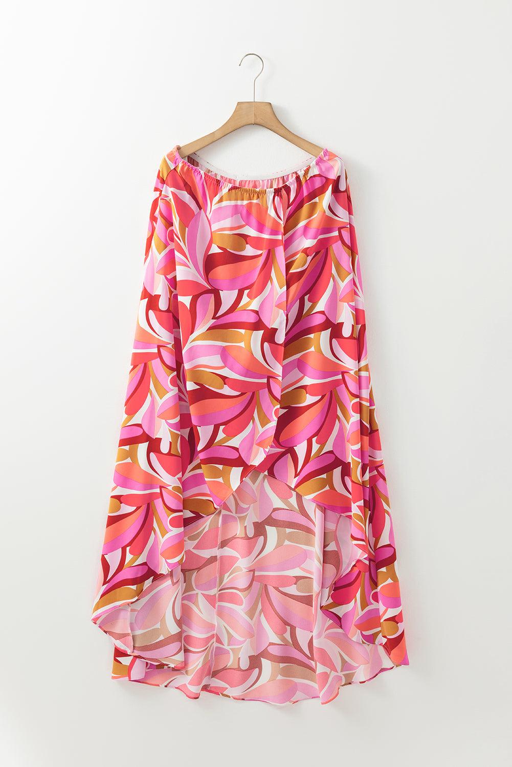 Dan Jurk met Bloemenpatroon - Midi Dresses - Jurkjes.co