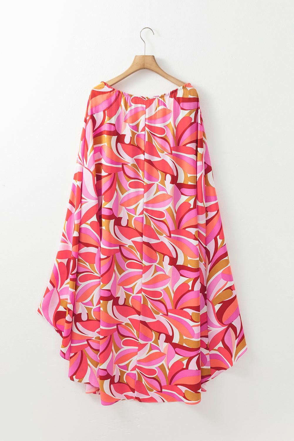 Dan Jurk met Bloemenpatroon - Midi Dresses - Jurkjes.co