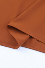 Diepe V-Hals Mini Jurk met Ruche Mouw - Mini Dresses - Jurkjes.co