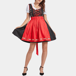 Dirndl-jurk met Bloemenborduursel - Women Summer Dress - Jurkjes.co