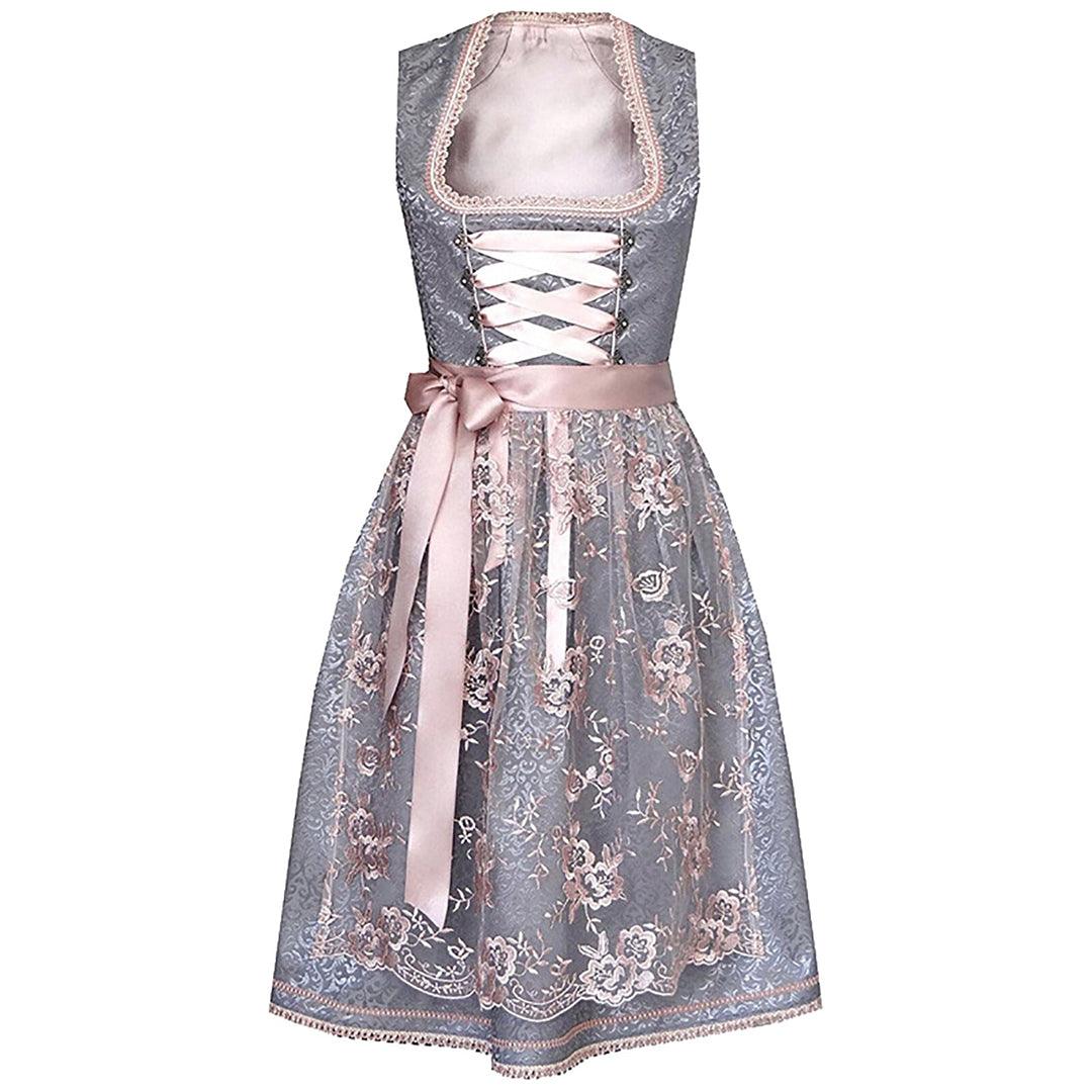 Dirndl Jurk met Borduurwerk - Dresses - Jurkjes.co