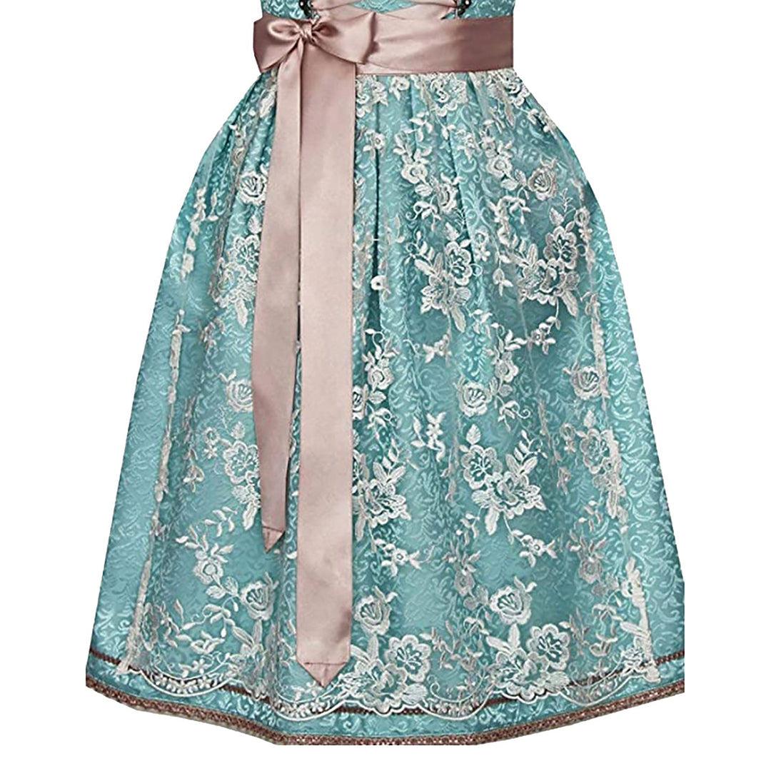 Dirndl Jurk met Borduurwerk - Dresses - Jurkjes.co